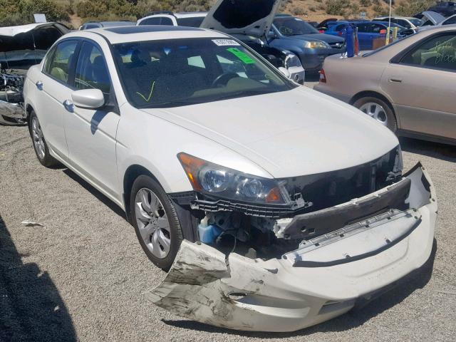 1HGCP36898A078078 - 2008 HONDA ACCORD EXL WHITE photo 1