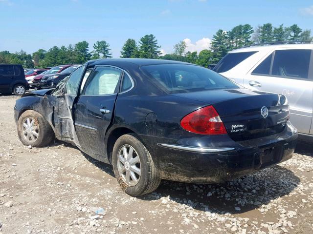 2G4WD562151293726 - 2005 BUICK LACROSSE C BLACK photo 3