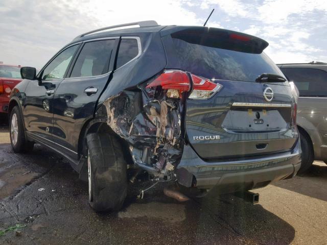 KNMAT2MVXGP661873 - 2016 NISSAN ROGUE S ლურჯი ფოტო 3
