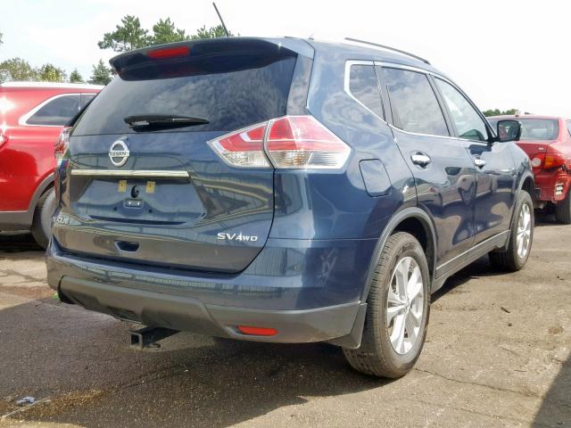KNMAT2MVXGP661873 - 2016 NISSAN ROGUE S ლურჯი ფოტო 4