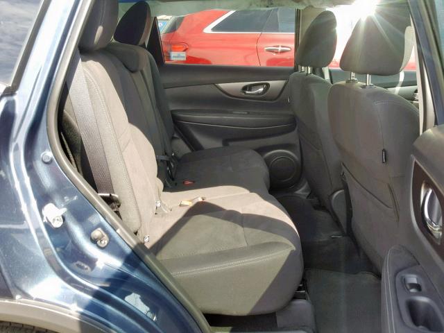 KNMAT2MVXGP661873 - 2016 NISSAN ROGUE S ლურჯი ფოტო 6
