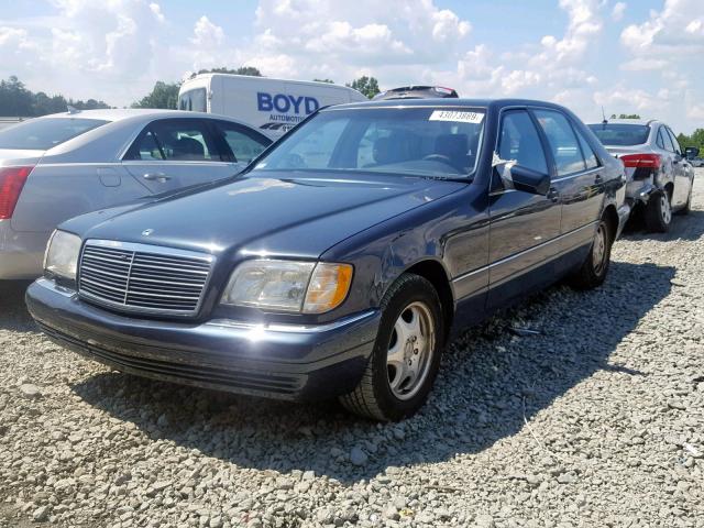 WDBGA33G6WA395034 - 1998 MERCEDES-BENZ S 320 BLUE photo 2