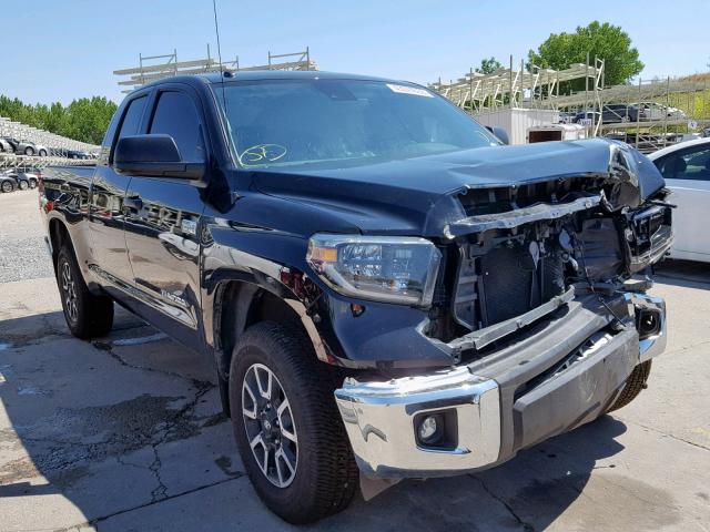 5TFUY5F19KX788715 - 2019 TOYOTA TUNDRA DOU BLACK photo 1