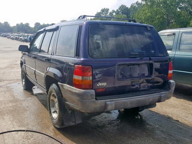 1J4GZ58S8VC629643 - 1997 JEEP GRAND CHER PURPLE photo 3