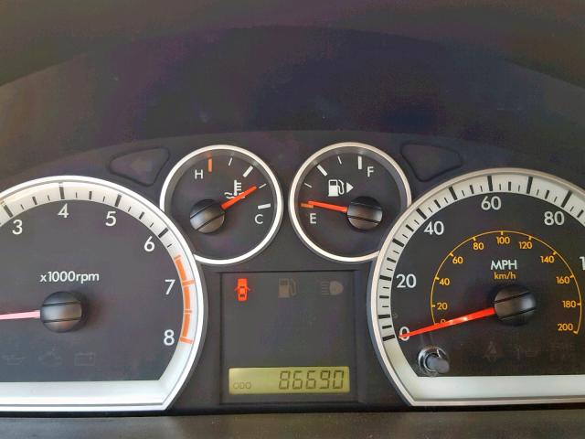 KL1TD56E29B618785 - 2009 CHEVROLET AVEO LS BLUE photo 8