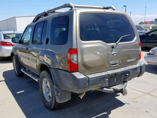 5N1ED28T22C578117 - 2002 NISSAN XTERRA XE GOLD photo 3