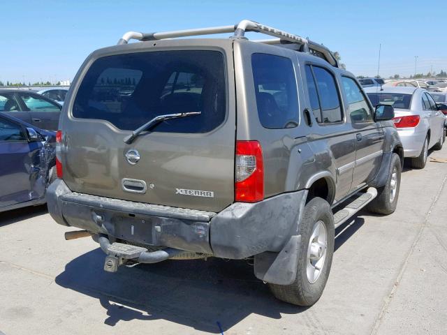 5N1ED28T22C578117 - 2002 NISSAN XTERRA XE GOLD photo 4