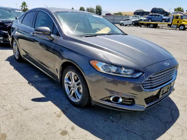 3FA6P0RU1FR172399 - 2015 FORD FUSION TIT GRAY photo 1