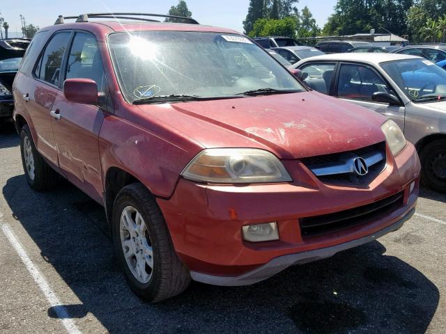 2HNYD18796H516600 - 2006 ACURA MDX TOURIN MAROON photo 1