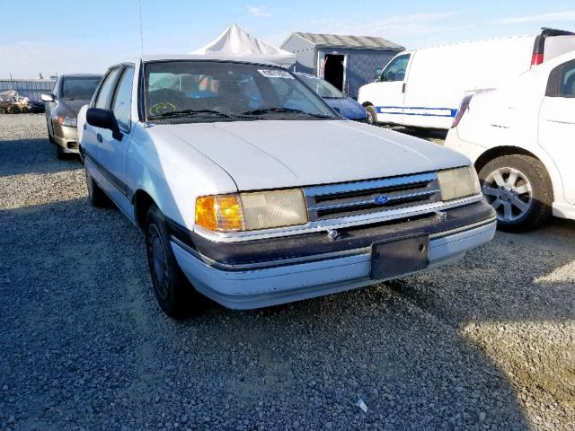 2FAPP36X3MB184411 - 1991 FORD TEMPO GL BLUE photo 1