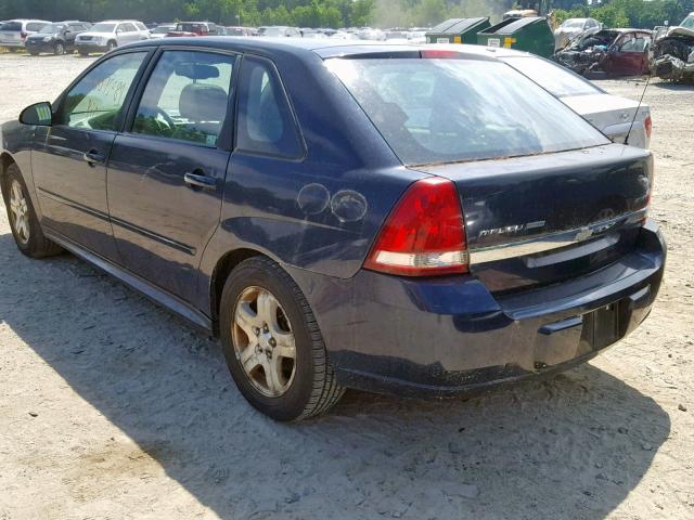1G1ZU64854F221703 - 2004 CHEVROLET MALIBU MAX 蓝色 照片 3