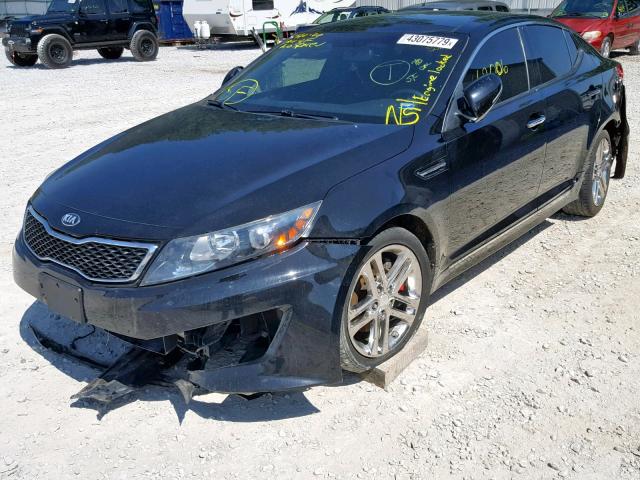 5XXGR4A6XDG117720 - 2013 KIA OPTIMA SX BLACK photo 2