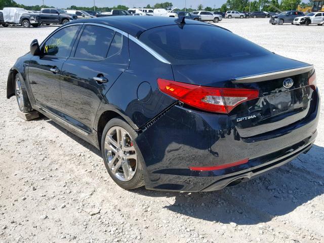 5XXGR4A6XDG117720 - 2013 KIA OPTIMA SX BLACK photo 3