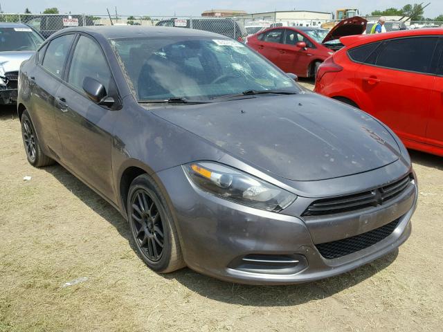 1C3CDFBB8GD762311 - 2016 DODGE DART SXT GRAY photo 1