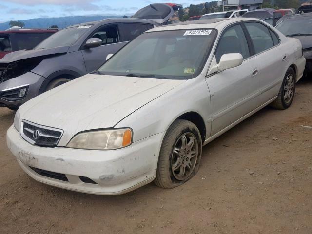 19UUA5662YA059226 - 2000 ACURA 3.2TL WHITE photo 2