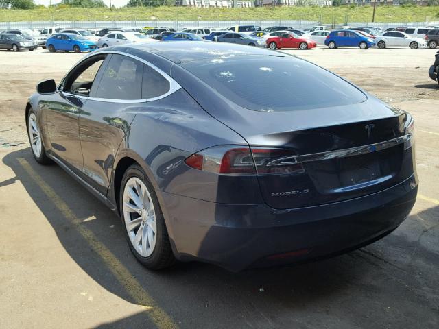 5YJSA1E21GF160583 - 2016 TESLA MODEL S CHARCOAL photo 3