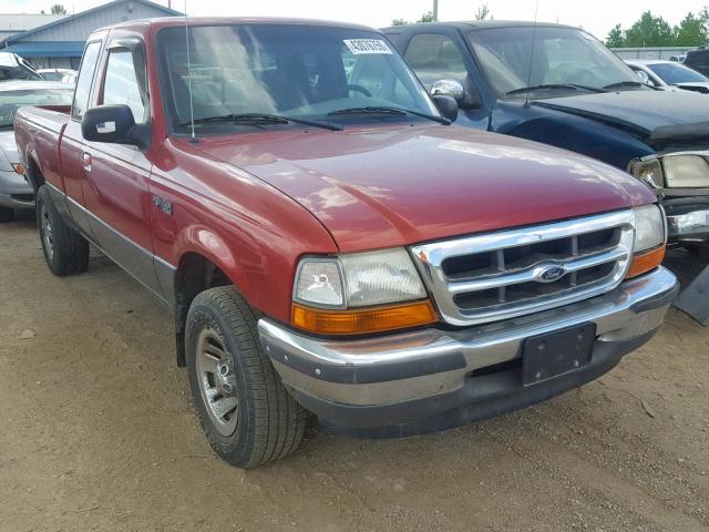 1FTYR14X9WPA79013 - 1998 FORD RANGER SUP MAROON photo 1