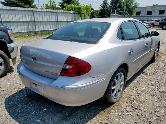 2G4WE567551226278 - 2005 BUICK LACROSSE C SILVER photo 4