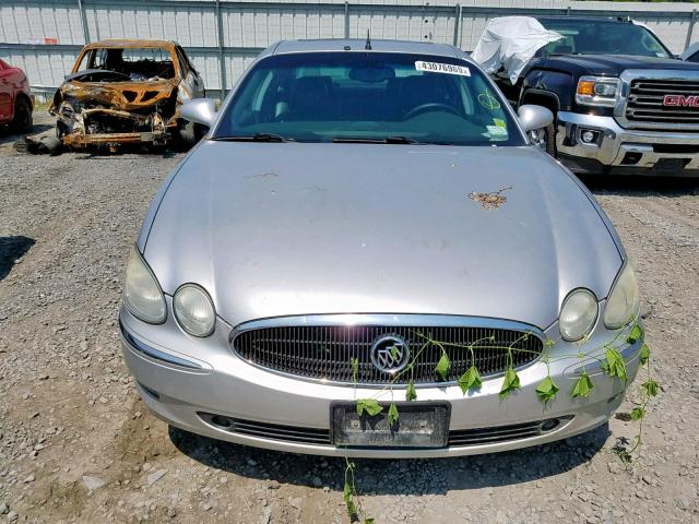 2G4WE567551226278 - 2005 BUICK LACROSSE C SILVER photo 9