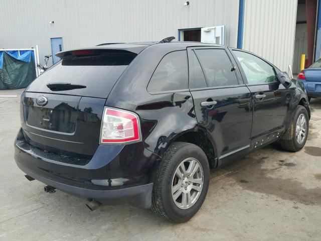 2FMDK36C37BA91493 - 2007 FORD EDGE SE BLACK photo 4