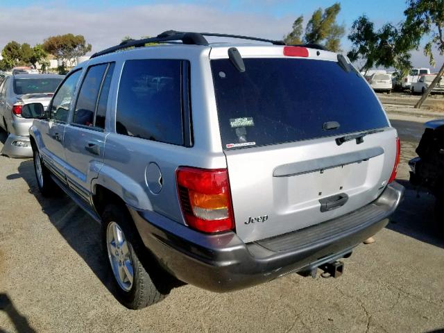 1J4GX48J14C301373 - 2004 JEEP GRAND CHER GRAY photo 3