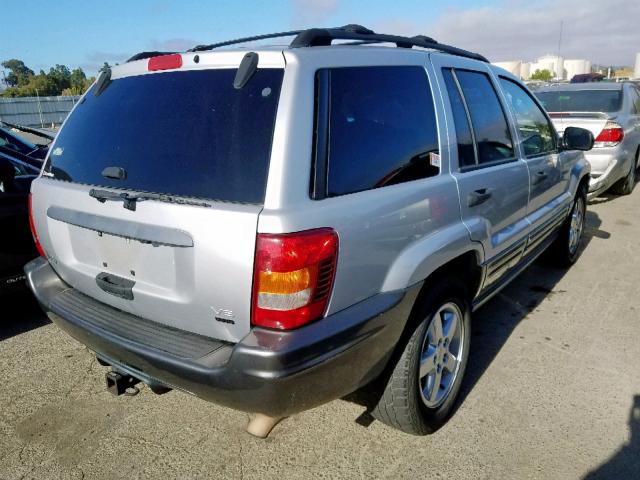 1J4GX48J14C301373 - 2004 JEEP GRAND CHER GRAY photo 4