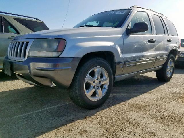 1J4GX48J14C301373 - 2004 JEEP GRAND CHER GRAY photo 9