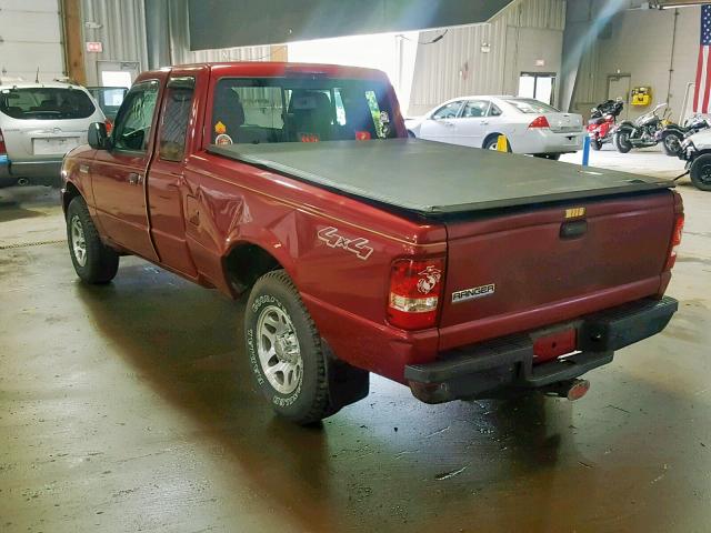 1FTLR4FE2APA19882 - 2010 FORD RANGER SUP RED photo 3