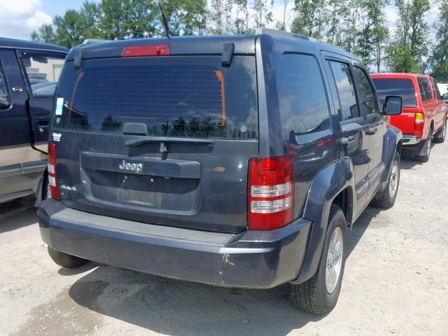 1J4PN2GK5BW542188 - 2011 JEEP LIBERTY SP GRAY photo 4