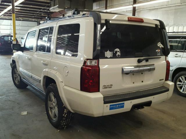 1J8HG58207C616428 - 2007 JEEP COMMANDER WHITE photo 3
