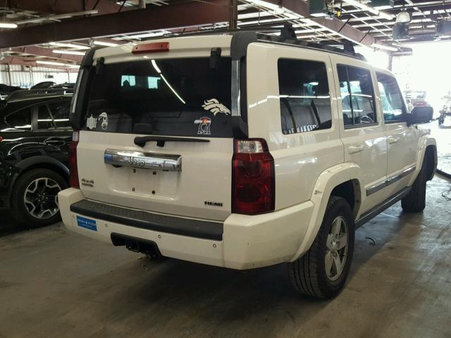 1J8HG58207C616428 - 2007 JEEP COMMANDER WHITE photo 4