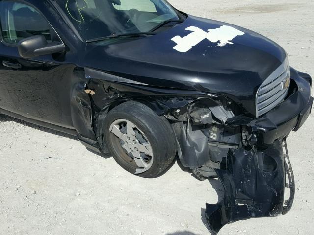 3GNBAADB1AS627623 - 2010 CHEVROLET HHR LS Czarny zdjęcie 9