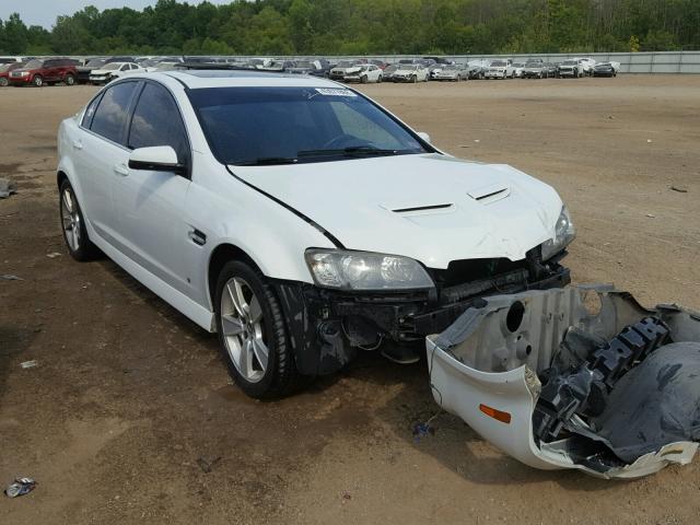 6G2ER57779L172525 - 2009 PONTIAC G8 WHITE photo 1