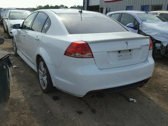 6G2ER57779L172525 - 2009 PONTIAC G8 WHITE photo 3