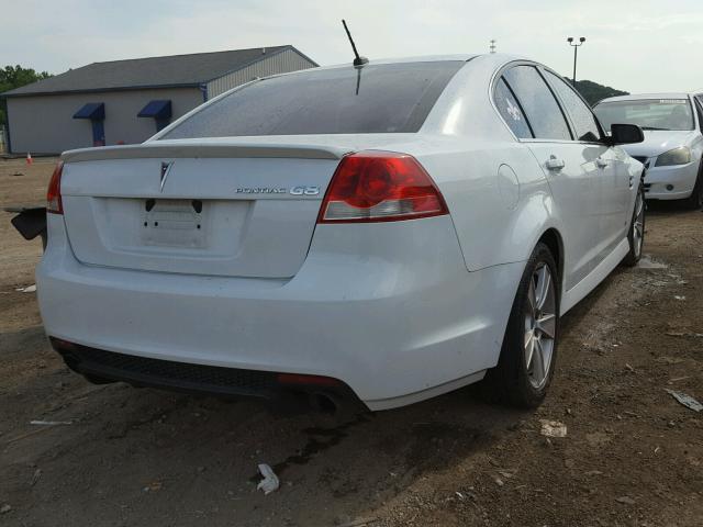 6G2ER57779L172525 - 2009 PONTIAC G8 WHITE photo 4