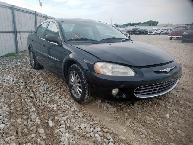 1C3EL56R63N523969 - 2003 CHRYSLER SEBRING LX BLACK photo 1