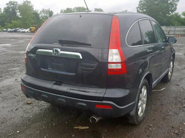 5J6RE48748L018653 - 2008 HONDA CR-V EXL BLACK photo 4