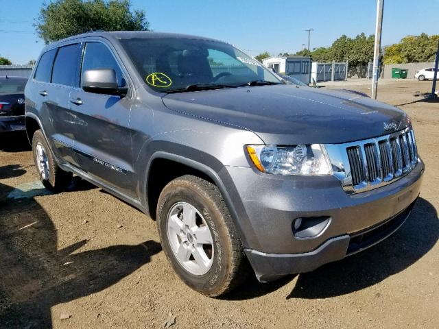 1C4RJEAG4CC201769 - 2012 JEEP GRAND CHER GRAY photo 1