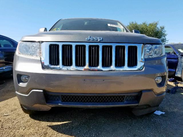 1C4RJEAG4CC201769 - 2012 JEEP GRAND CHER GRAY photo 9