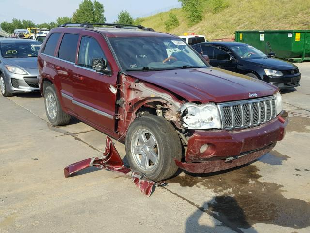 1J8HR68217C556059 - 2007 JEEP GRAND CHER MAROON photo 1