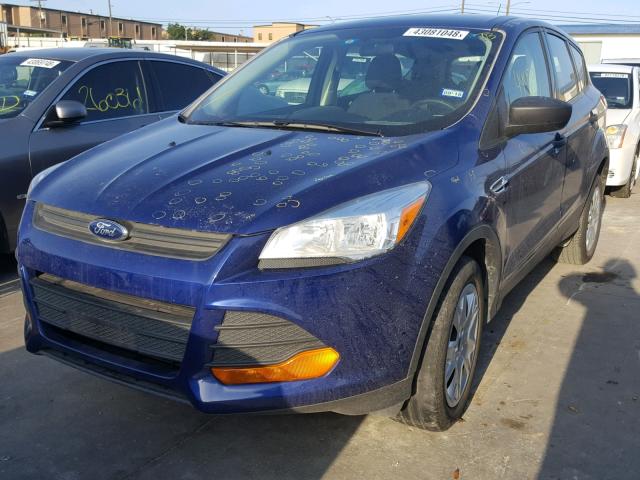 1FMCU0F71EUB28829 - 2014 FORD ESCAPE S BLUE photo 2