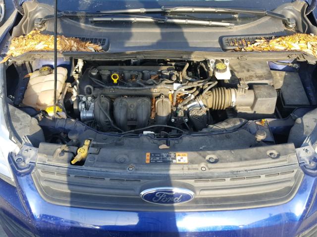 1FMCU0F71EUB28829 - 2014 FORD ESCAPE S BLUE photo 7