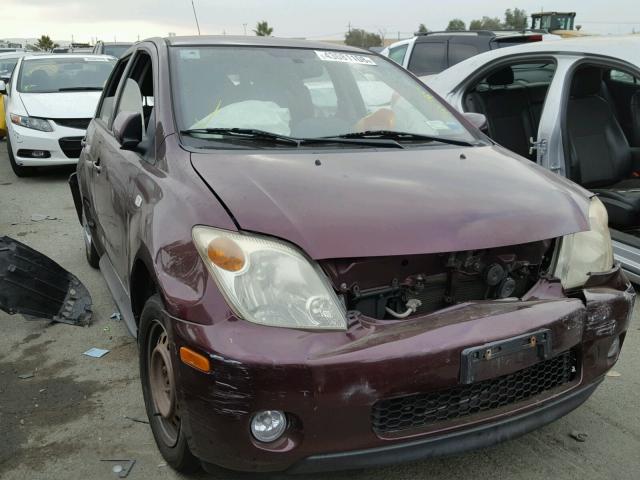 JTKKT624240076983 - 2004 TOYOTA SCION XA MAROON photo 1