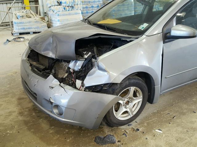 3N1AB61E78L615142 - 2008 NISSAN SENTRA 2.0 SILVER photo 9