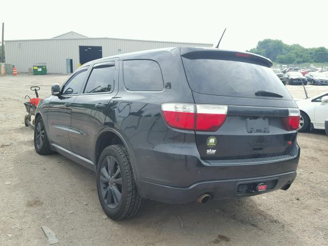 1C4SDJCT4CC322703 - 2012 DODGE DURANGO R/ BLACK photo 3