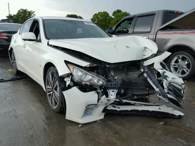 JN1BV7AR6EM692381 - 2014 INFINITI Q50 BASE WHITE photo 1