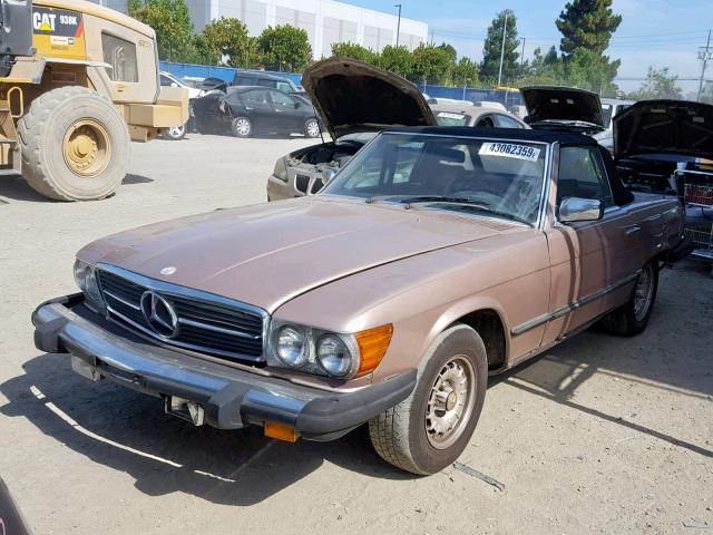 10704412061124 - 1980 MERCEDES-BENZ 450SL CREAM photo 2