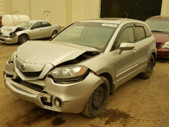 5J8TB1H21AA801780 - 2010 ACURA RDX SILVER photo 2