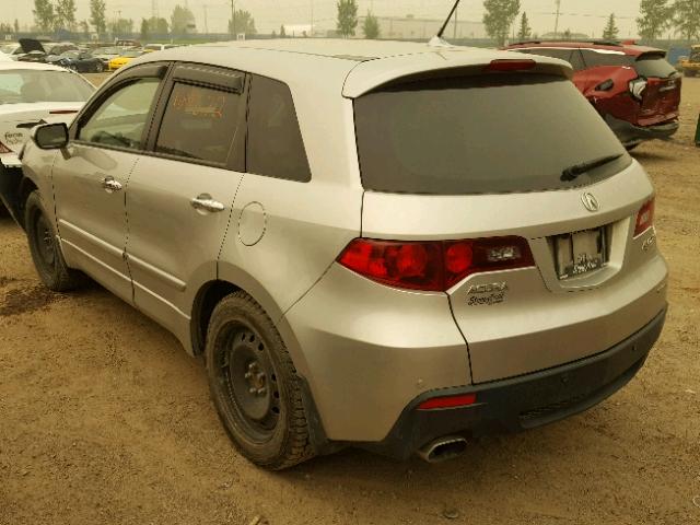 5J8TB1H21AA801780 - 2010 ACURA RDX SILVER photo 3