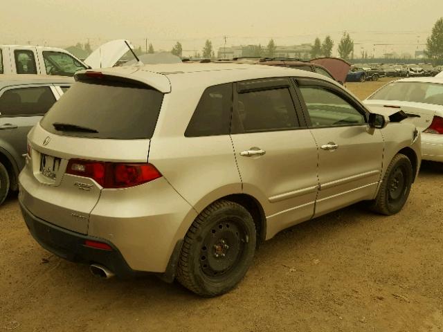 5J8TB1H21AA801780 - 2010 ACURA RDX SILVER photo 4